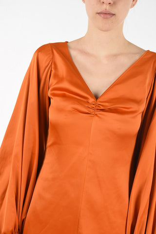 bishop sleeve midi Tunic dress
