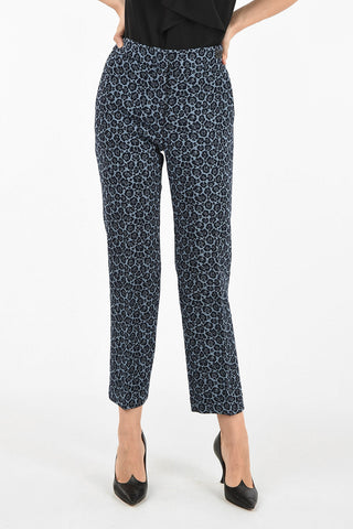 BE cheetah-print capri pants