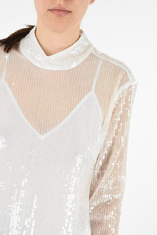 CHAKA sequined top
