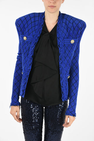 rhombus chenille jacket