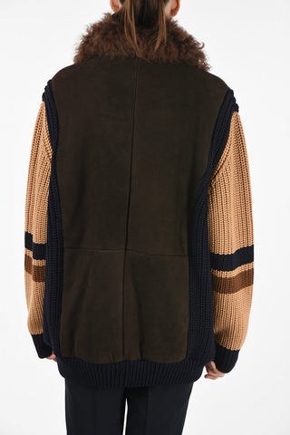 Full Zip Shearling Jacket