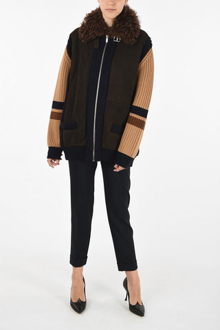 Full Zip Shearling Jacket