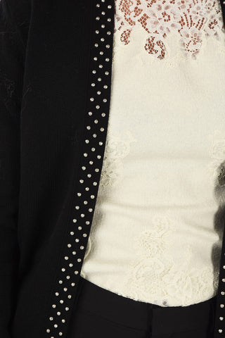 studded cardigan