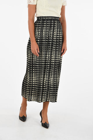 optical maxi skirt