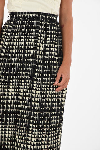 optical maxi skirt