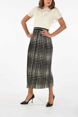 optical maxi skirt