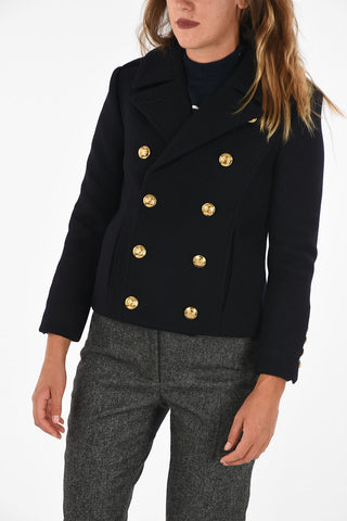 crotch length peacoat