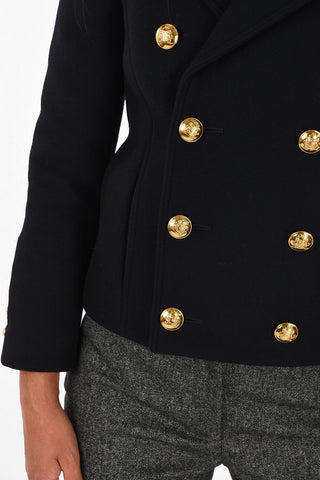 crotch length peacoat
