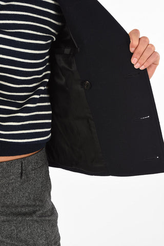 crotch length peacoat