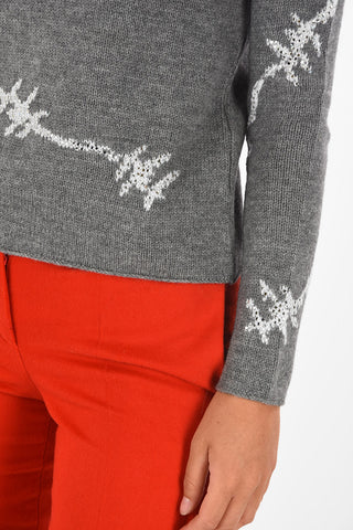 embroidered sweater