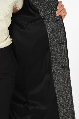 cappotto chesterfield con abbottonatura nascosta