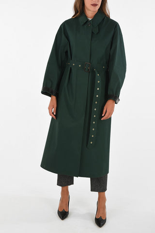 balmacaan coat with belt