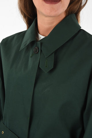 balmacaan coat with belt