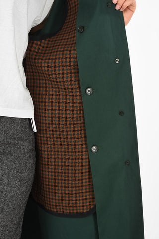 balmacaan coat with belt