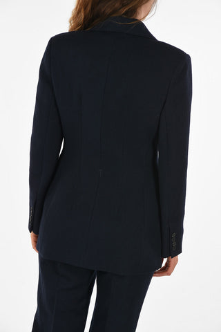 no vent 2-button blazer