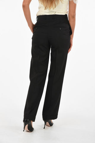 wool palazzo  pants