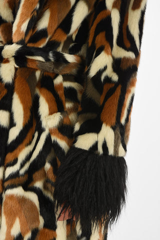 faux fur CORALINE coat