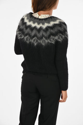 cardigan eyelash knit