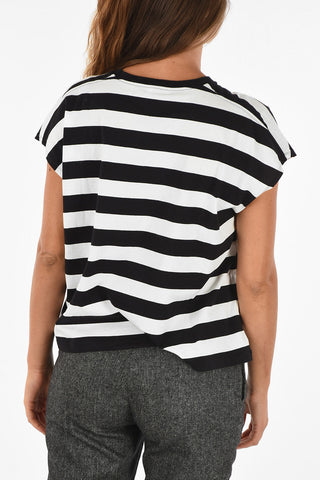 Awing Striped Crew-Neck T-Shirt