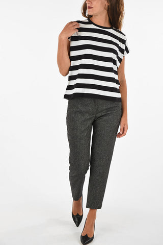 Awing Striped Crew-Neck T-Shirt