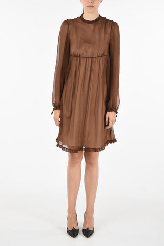 chiffon tunic dress