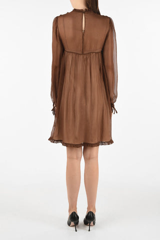 chiffon tunic dress
