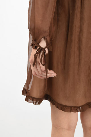 chiffon tunic dress