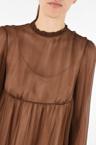 chiffon tunic dress