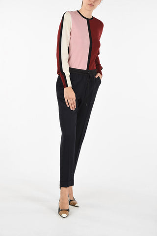 drawstring waist capri LILIUX pants