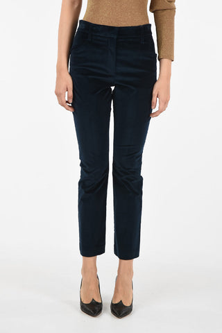 velvet capri GOLD pants