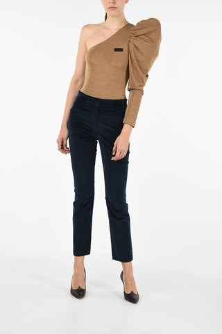velvet capri GOLD pants
