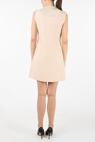 silk mini a-line dress