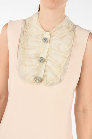 silk mini a-line dress
