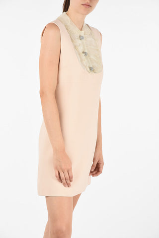 silk mini a-line dress
