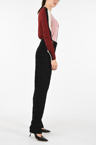 high-rise waist pants