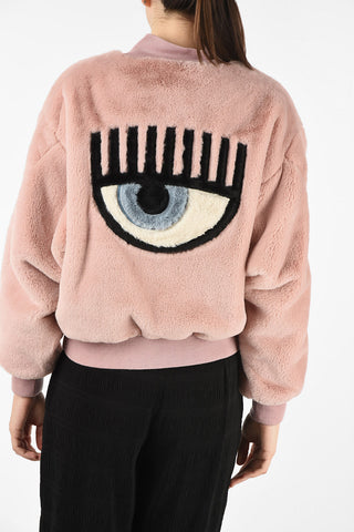 faux fur bomber