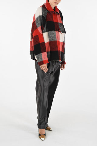 gun club check balmacaan coat