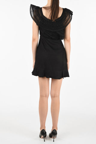 crochet mini dress