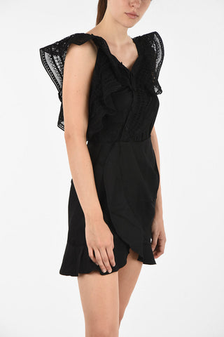 crochet mini dress