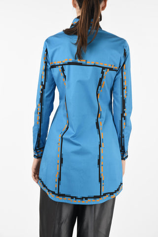 COUTURE! Print micro shirtdress