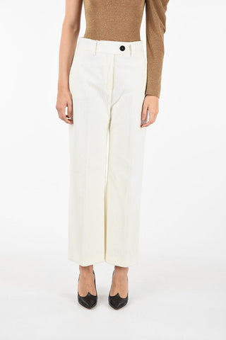 pantalone GABRIELLE palazzo in velluto a coste