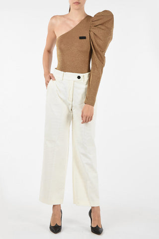 pantalone GABRIELLE palazzo in velluto a coste