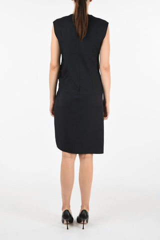 knee lenght asymmetric dress