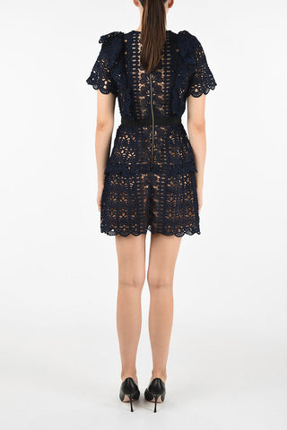 crochet mini dress