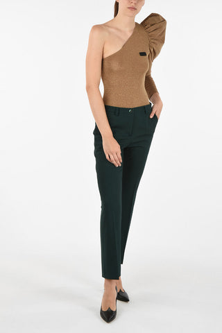 pantalone dritto in fresco di lana