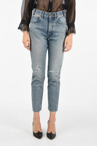 distressed jeans