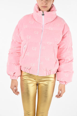 velvet down jacket
