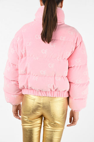 velvet down jacket
