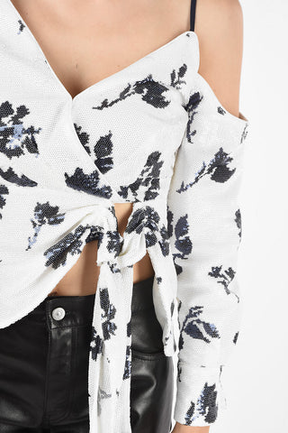 sequined asymmetric top