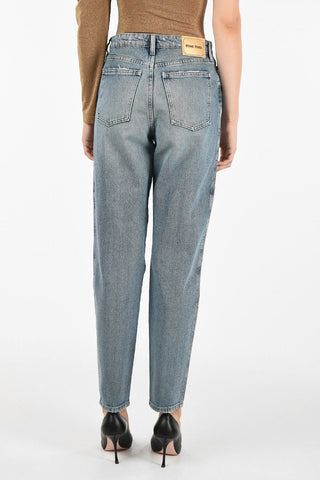 delave effect regular fit jeans
